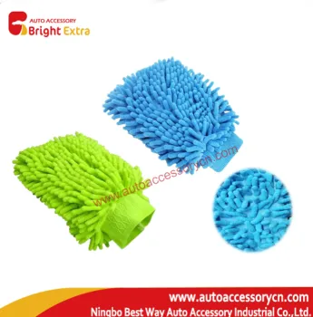 Comfortable To Wear Double-Sided Chenille Car Wash Glove