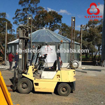 500 Ton Cereal Galvanized Steel Silo