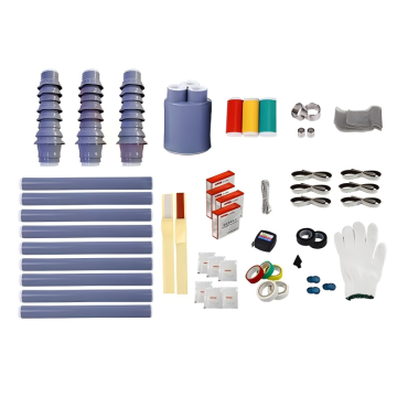 High-voltage cold shrink three core outdoor terminal