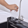 Modern 304 Stainless Steel Kitchen Sink with Large Single Basin and Waterfall Faucet