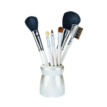 Ziegenhaar 6 PCs Make -up -Pinsel -Set