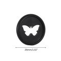 20pcs 26mm Butterfly Notebook Plastic Binding Ring Mushroom Hole Disc 360 Degree