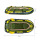 PVC Hull material 4 Person rowing boat