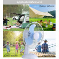 Super quiet household solar rechargeable fan