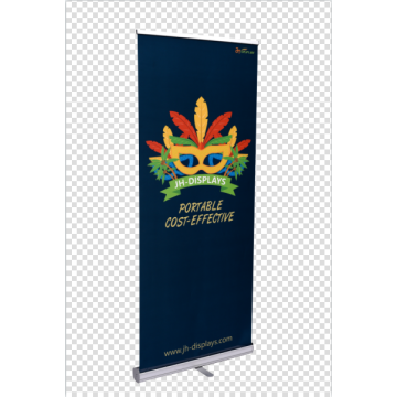 Aluminium luxury poster display stand roll up banner