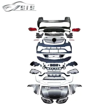 PP Plastic Car Bumper with Lights Body Kits for ML W166 to GLE W166