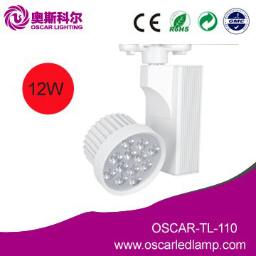 LED Track Lighting 12W high brightness cool  warm White  Round shape