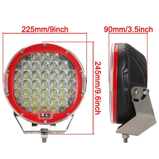 Auto part LED Driving lamp for 4x4 Off-road 9" power compact led lamps led working light for jee-p rzr accessories for camping