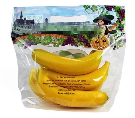 green organic fruit vegetable bag with multi breath holes