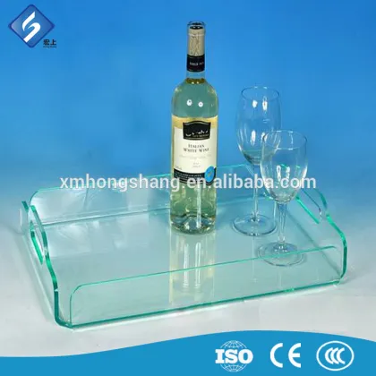Wholesale elegant cheap acrylic serving trays