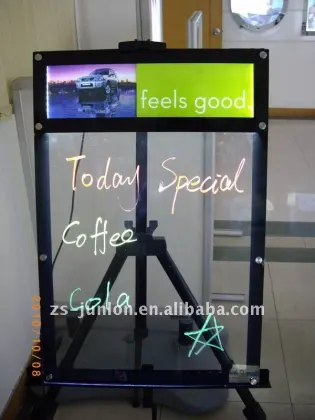 neon writing board