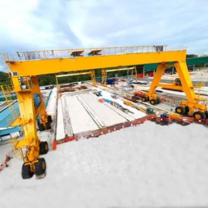 160ton A Frame Rubber Tyred Gantry Crane