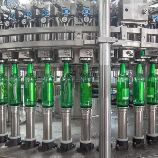 Automatic Soda Beer Glass Bottle Filling and Capping Machine