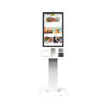 Kiosk płatności z zamówieniem samoobsługowym z ekranem dotykowym i skanerem kodów kreskowych (21,5/24/32 cale) dla sklepów sieciowych/restauracji
