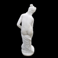Elegant White Marble Nude Female Statue