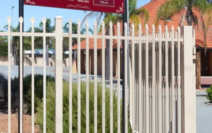 Wrought Iron Garden Security Fence