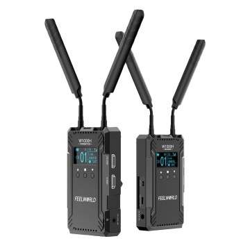 Sistema di trasmissione video wireless wireless W1000H FeelWorld per lo streaming live con doppio HDMI e interfono Duplex Full