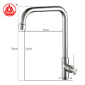 Deck Mounted Single Handle Zinc Alloy Wash Basin Faucet for Cold Water
