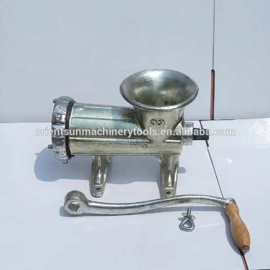 22# electroplate tinned manual meat grinder hand operate meat mincer machine