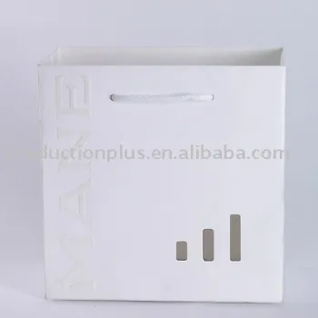 Prinited Paper carrier shopping bags cord handles