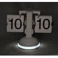 Small Balance Flip Desk Clock with LED Lights