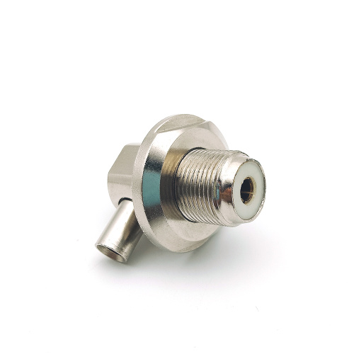 Bulkhead Mount Female SO-239 UHF Coaxial Cable Connector