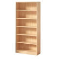 Современный деревянный книжный шкаф с ящиками