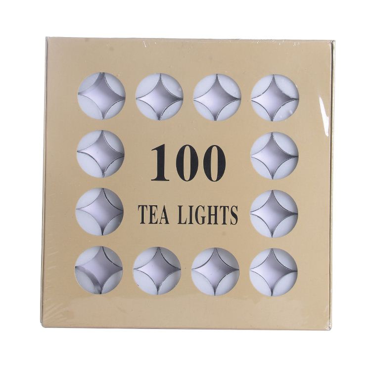Las mejores velas ligeras del té de la caja del precio 100pcs