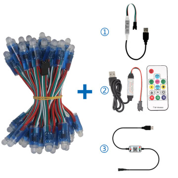 Hot Sales IP68 LED Christmas Lights WS2811 RGB IC Pixel Lights for Outdoor Patio and Camping