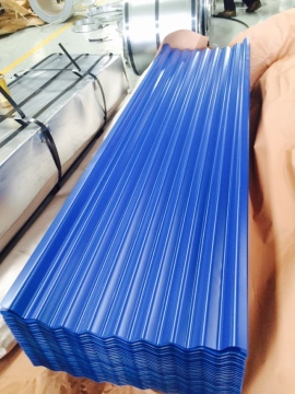 Colored Coated Corrugated Metal Roofing