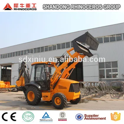 Rhinoceros Mini Wheel backhoe loader for sale
