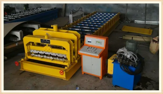 Glazed Colored Steel Roof Tile Press Machinery