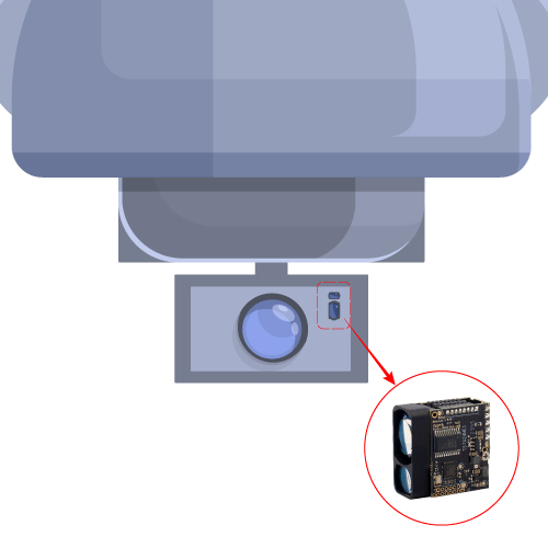 เซ็นเซอร์ช่วงเลเซอร์ขนาด Samll samll size laser range sensor