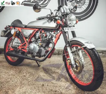 SKYTEAM E3 125cc 4 Stroke ACE Vintage Cafe Racer Classic Motorcycle (EEC EURO3 Approval)