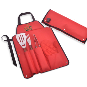 2019 Hot Selling Barbecue Tool Set with Apron Promotion