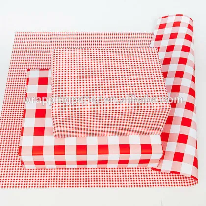 Paper white sheets chocolate wrapping paper