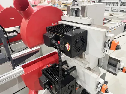 Fish bone floor sawing machine