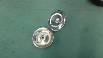 cheap qingdao galvanized wheel rims for wheelbarrow