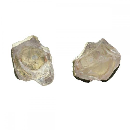 Natural Crystal Rough Stone Stud Earring