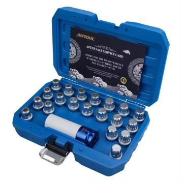 21pcs Autool 12.7 มม. ซ็อกเก็ตอะแดปเตอร์รถยนต์ป้องกันการขโมยล็อคน็อตชุดสำหรับ BMW mini