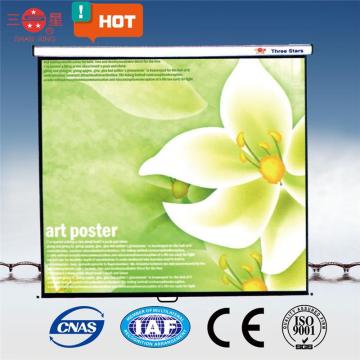RF remote control manufacturer motor projector screen for meeting system