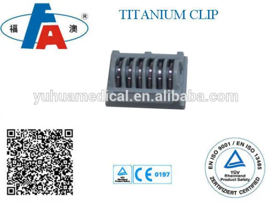 Ethicon LT300 medical titanium clips with factory price