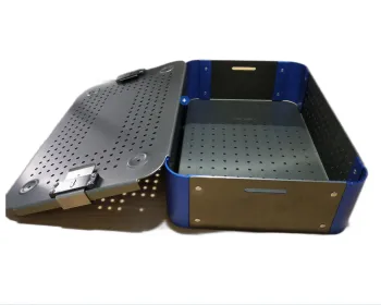 Aluminium Alloy Sterilized Containers for Surgical Instrument Packaging - Size 300*200*90mm