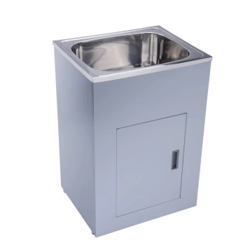 Classic Ss Laundry Unit Laundry Tub Sink Storage Cabinet Compact Trough And Cabinet Manufacturers And Suppliers In China