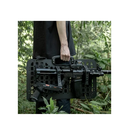 Aluminum Multi-Functional Tactical Panel with Gun Bracket by Universal Maker