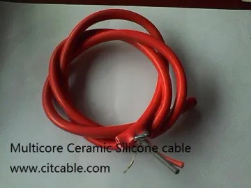 Multicore Ceramic silicone cable