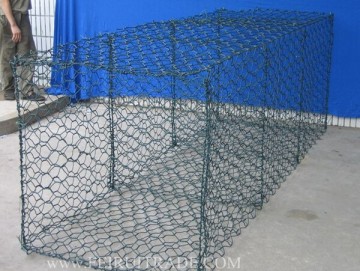 Hot-Dipped Galvanized & PVC Gabion Basket Factory