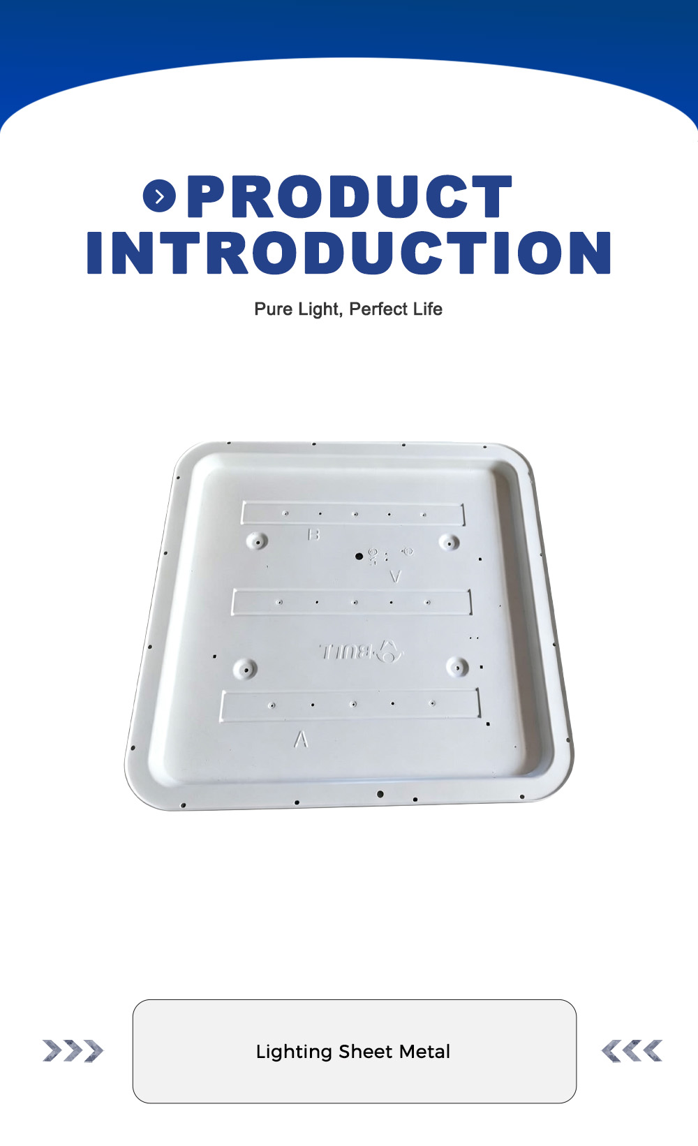 Square LED Ceiling Light Base x