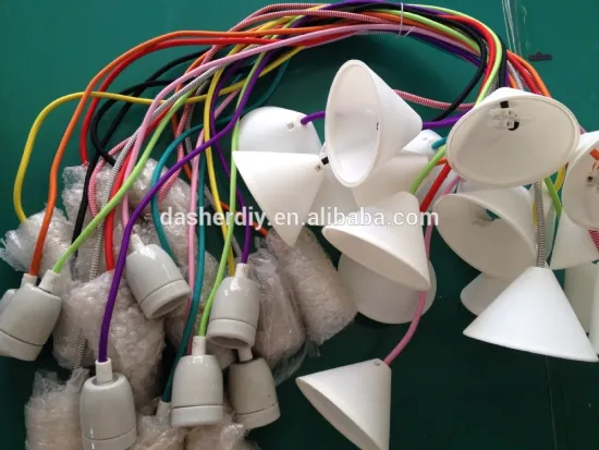 E27 / E26 CE black color ceramic pendant lamp / lighting with plastic / metal canopy