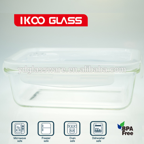Microwave Safe Clear Plastic Containers with Lids Takeaway Food Packaging